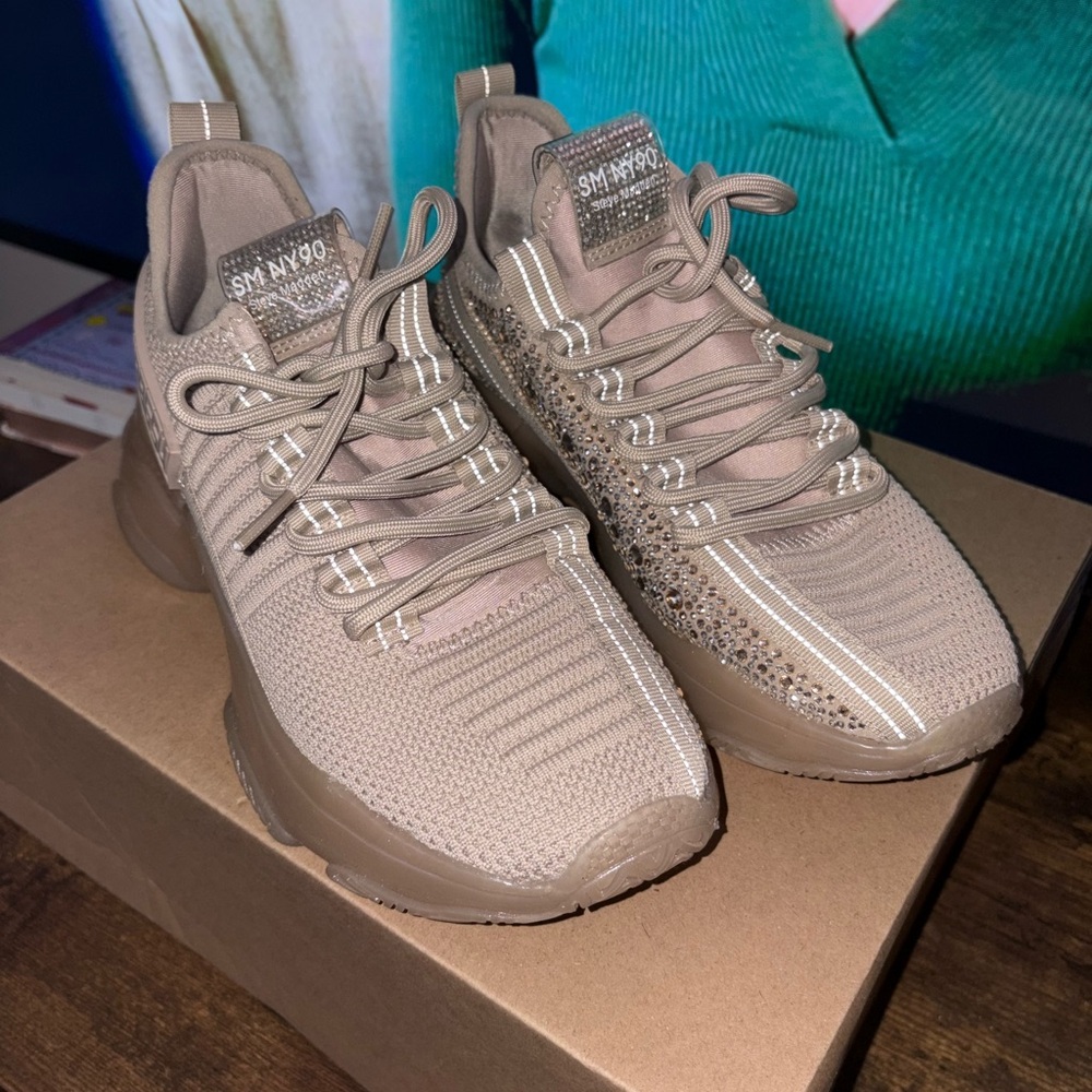 Women's Steve Madden Taupe Sneakers